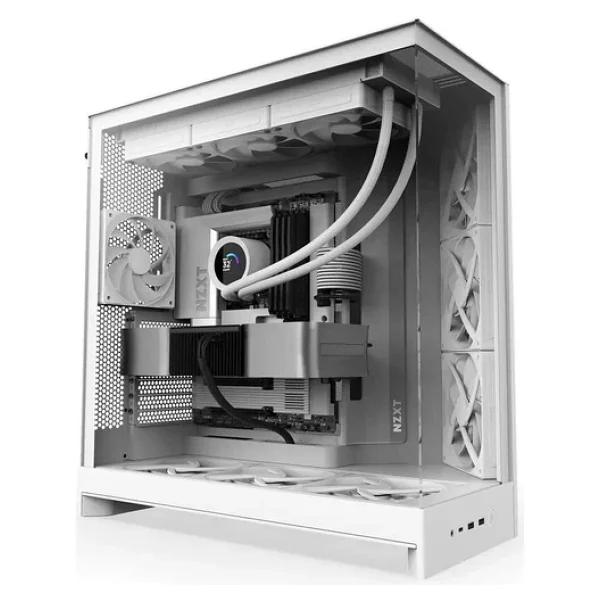 Nzxt H9 Flow Large Cm-H92fw-01 Fanlı Beyaz E-Atx Oyuncu Kasası - Görsel 5