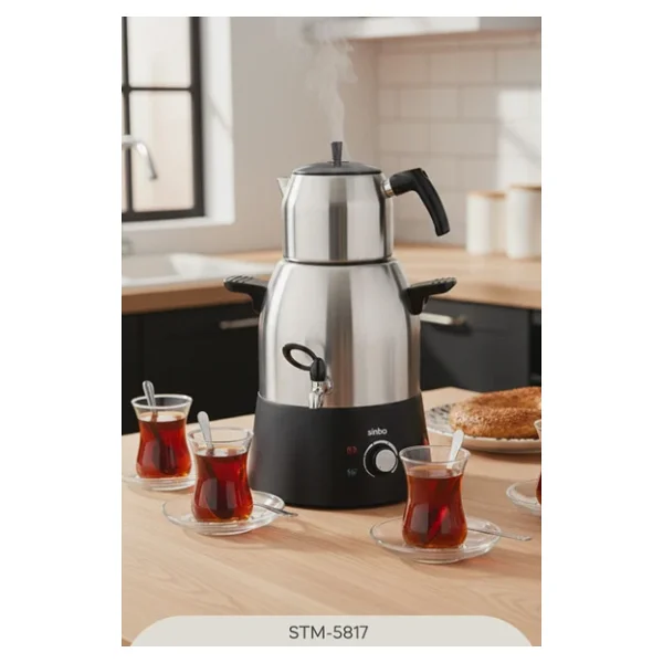 Sinbo Stm-5817 2000 W Çelik Semaver - Görsel 3