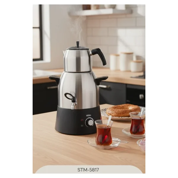 Sinbo Stm-5817 2000 W Çelik Semaver - Görsel 4