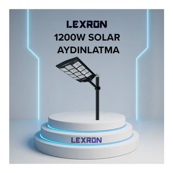 Lexron 1200w Solar Aydınlatma - Görsel 4