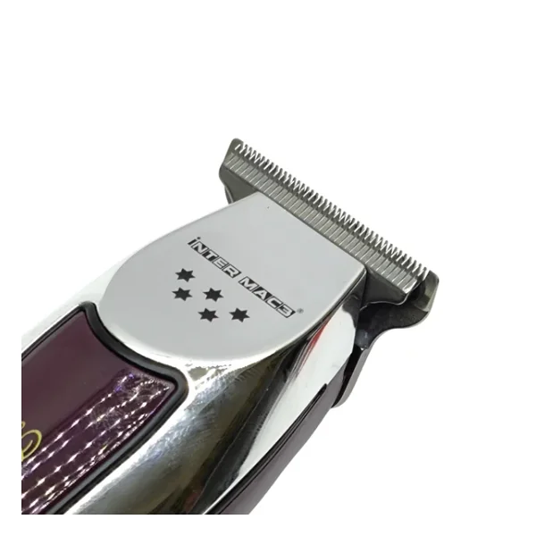 İnter Mac3 Tc-1071 Profesyonel Şarjlı Ense Çizim Ve Sakal Şekillendirme Makinesi - T-Cut Bıçak - Görsel 4