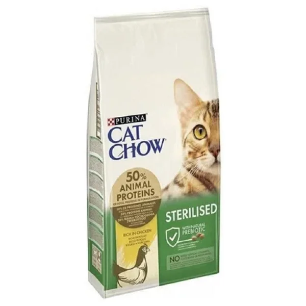 Cat Chow Sterilised Tavuklu 15 Kg Yetişkin Kedi Maması - Görsel 7