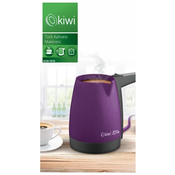 Kiwi KCM-7510 Mor Elektrikli Cezve - Görsel 6