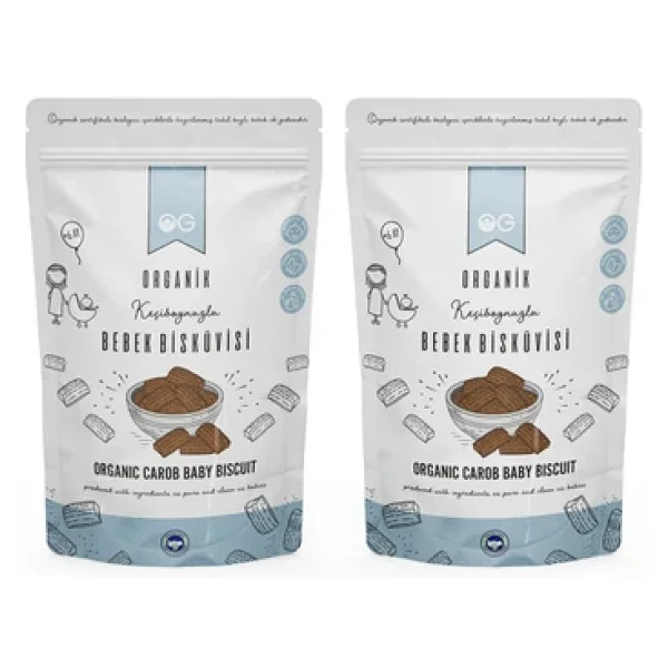 Og Natural Organik Keçiboynuzlu Bebek Bisküvisi 150 Gr 2 Adet - Görsel 7