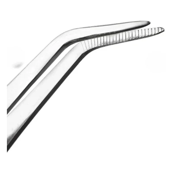 Penset 13 Cm Eğri Uçlu Nikel Kaplama - Görsel 3