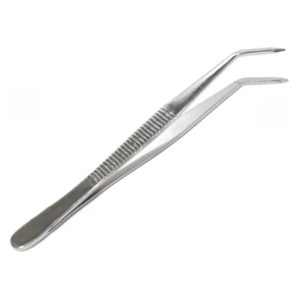 Penset 16 Cm Eğri Uçlu Nikel Kaplama - Görsel 2