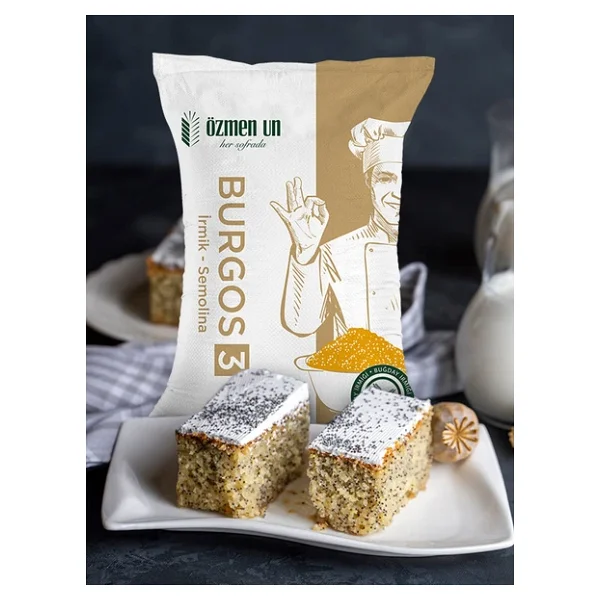 Özmen Burgos 3 Semolina İrmik 25 Kg - Görsel 4