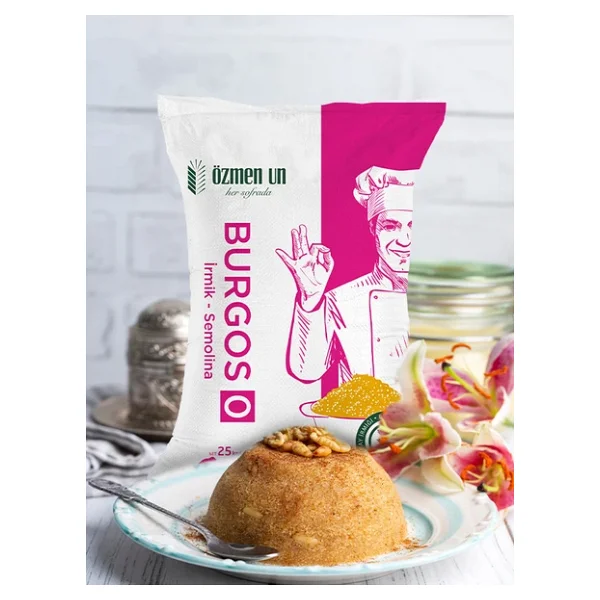 Özmen Burgos 0 Semolina İrmik 25 Kg - Görsel 4