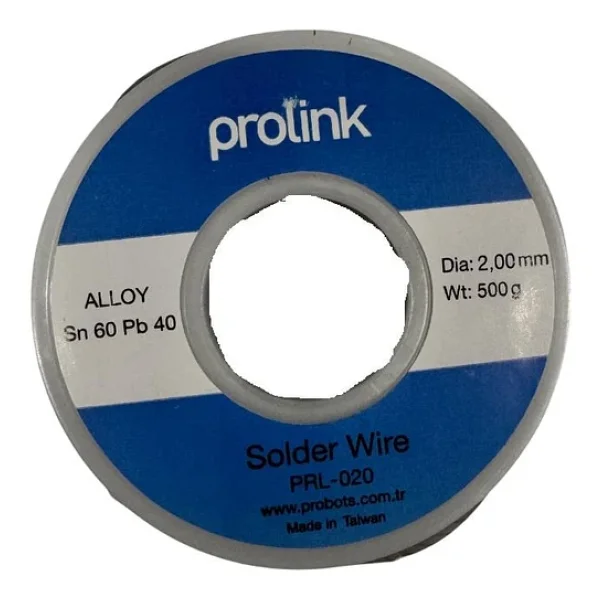 Prolink Lehim Teli 500gr 2mm 60/40 Made İn Taiwan Prl-020 - Görsel 5