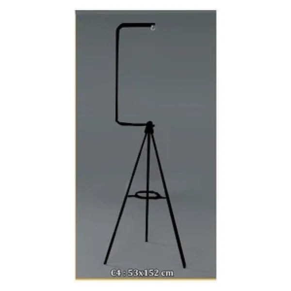 Dayang Kafes Ayaklığı 53x152cm Siyah - Görsel 3