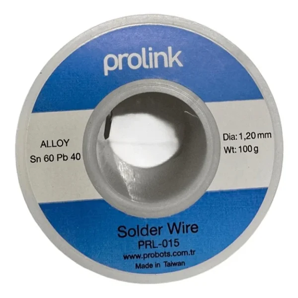 Prolink Lehim Teli 100gr 1,2mm 60/40 Made İn Taiwan Prl-015 - Görsel 5