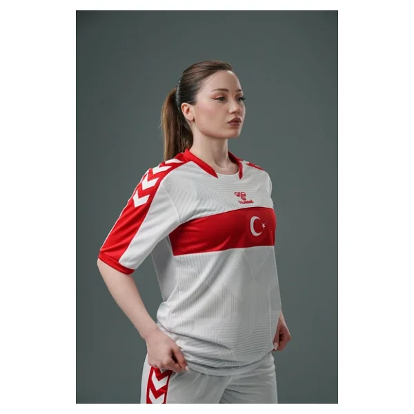 Hummel Milli Takım Forma Beyaz 25-26 Kadın - Görsel 3