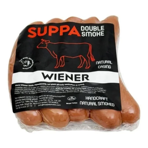 Suppa Double Smoke Dana Wiener Sosis 400-450 Gr - Görsel 3
