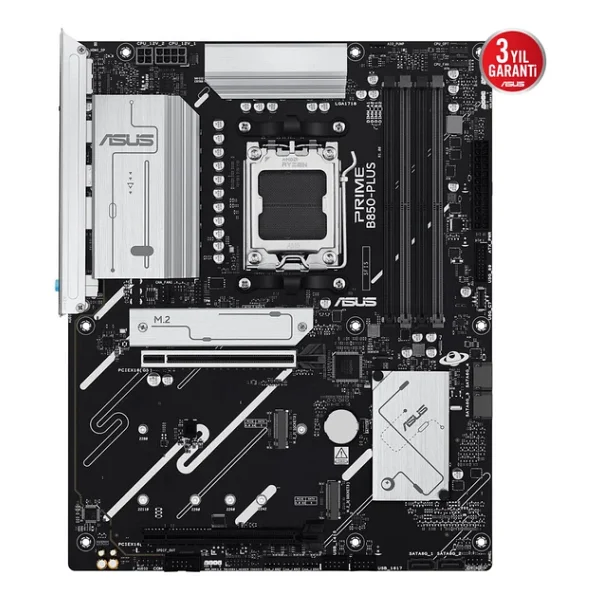 Asus Prime B850-Plus-Csm AMD Am5 DDR5 Atx Anakart - Görsel 3