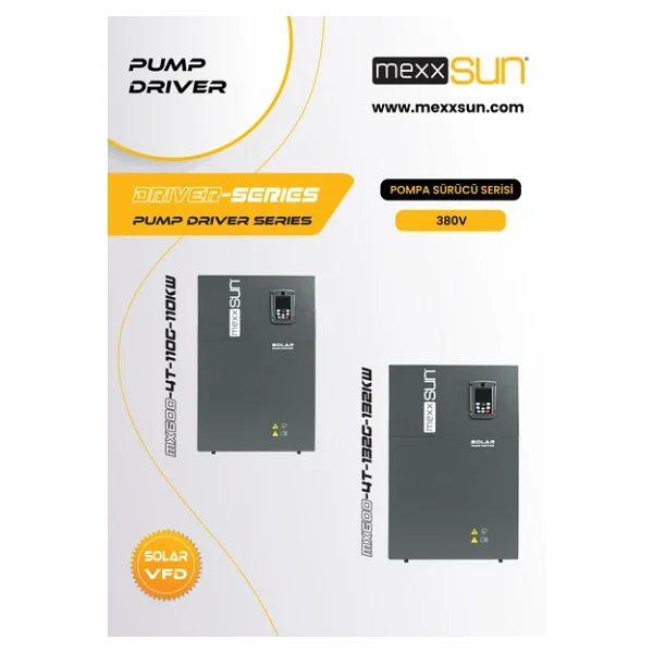 Mexxsun 150hp 110 Kw Solar Pompa Sürücüsü Trifaze Ürün Kodu : Pm011.Kwdrmx.T02 - Görsel 6