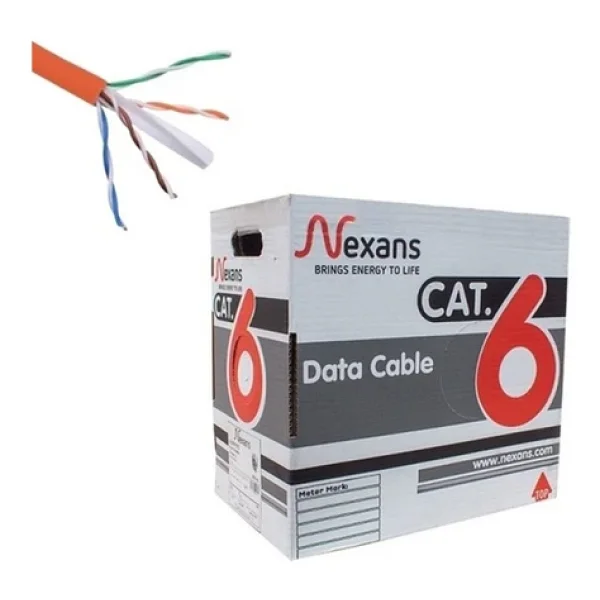 Nexans Ethernet 23 Awg Cat6 U-Utp 305 M Network Kablosu - Görsel 4