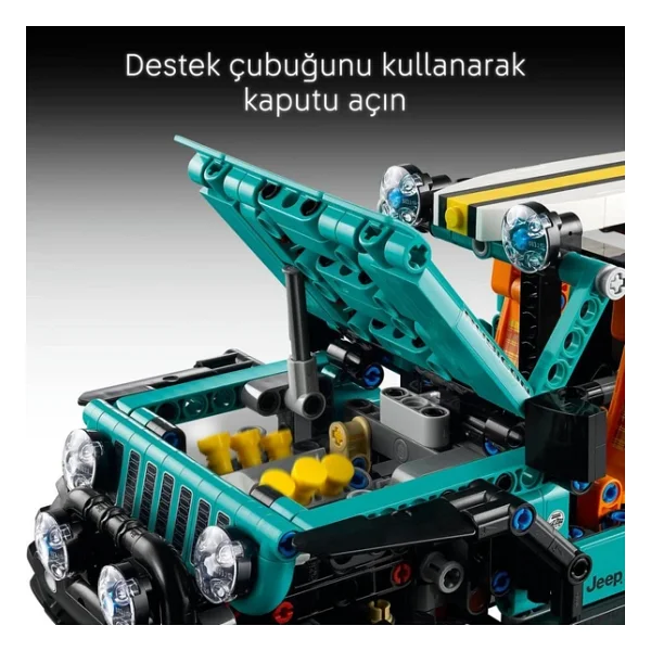 Lego 42227 Technic Jeep Wrangler Rubicon Suv - Görsel 7