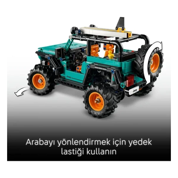 Lego 42227 Technic Jeep Wrangler Rubicon Suv - Görsel 6
