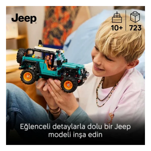 Lego 42227 Technic Jeep Wrangler Rubicon Suv - Görsel 5