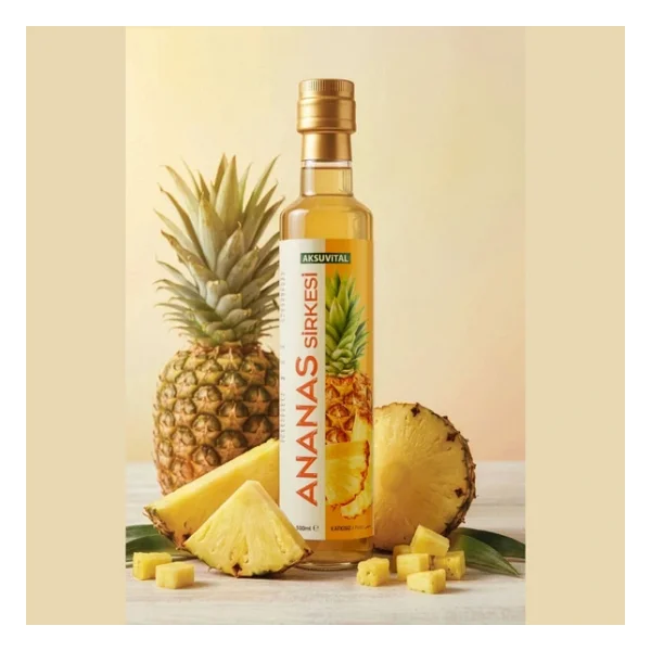 Aksu Vital Ananas Sirkesi (Doğal Fermente) - Bromelain Etkili 500ml - Görsel 2