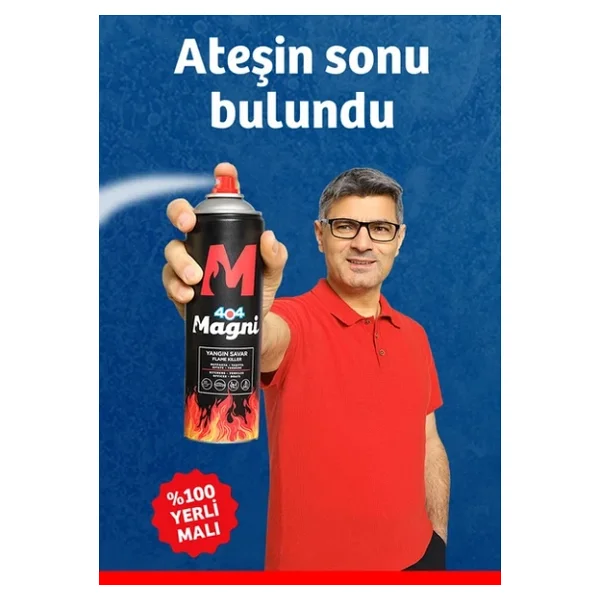 404 Magni 500 Ml Yangın Söndürücü Sprey - Görsel 7