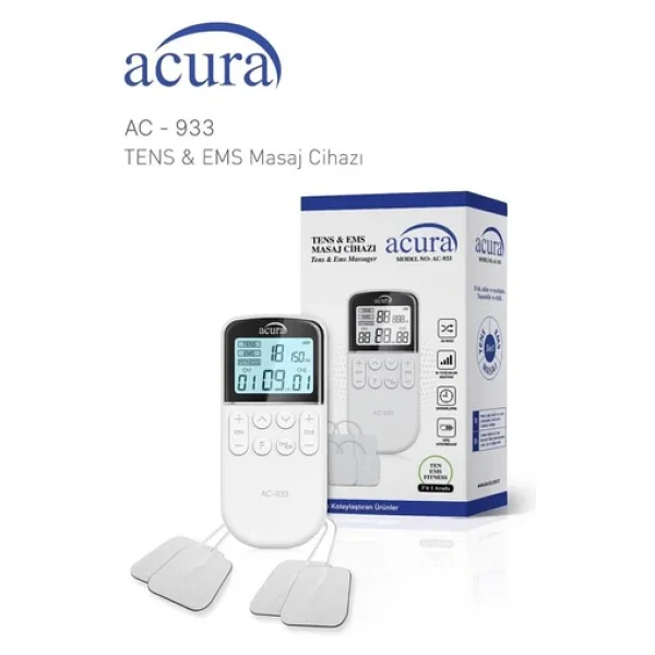 Acura Ac-933 2 Kanallı Dijital Tens Cihazı - Görsel 3