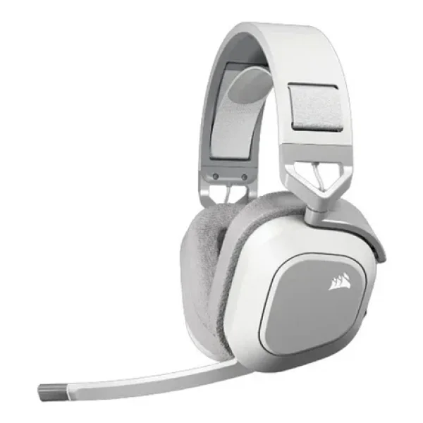 Corsair Hs80 Max Wireless Ca-9011296-Eu Beyaz RGB Kablosuz Kulak Üstü Oyuncu Kulaklığı - Görsel 4