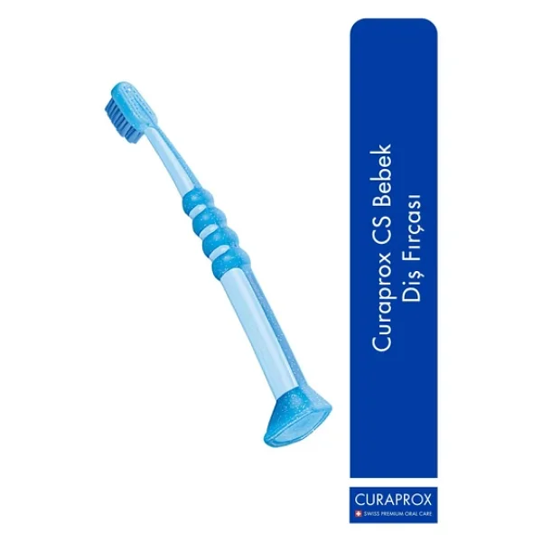 Curaprox Baby 4260 Diş Fırçası 0-4 Yaş Mavi-Pembe - Görsel 2