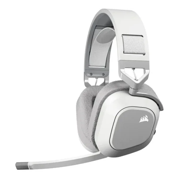 Corsair Hs80 Max Wireless Ca-9011296-Eu Beyaz RGB Kablosuz Kulak Üstü Oyuncu Kulaklığı - Görsel 3