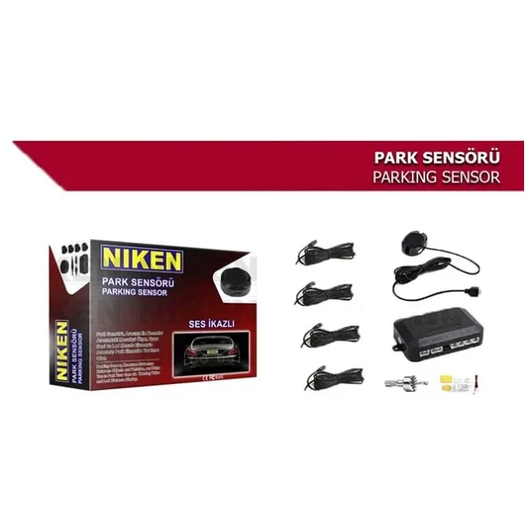 Niken Orjinal Park Sensörü Ses İkazlı Siyah - Görsel 4