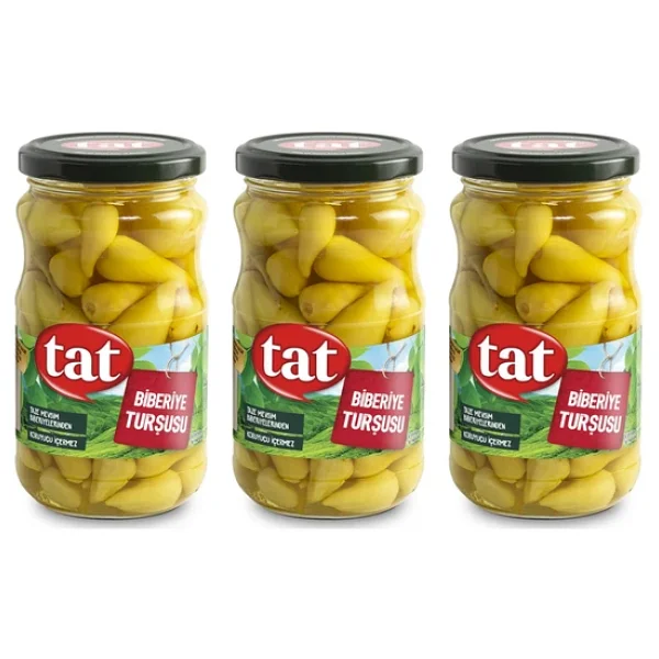 Tat Biberiye Turşusu 330 Gr Cam X 3 Adet - Görsel 3