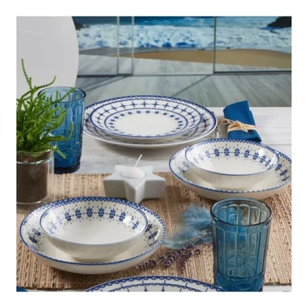 Güral Porselen Camelia 1614 24 Parça 6 Kişilik Yemek Takımı - Görsel 9