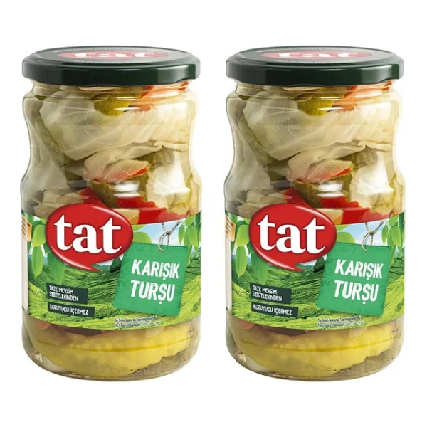 Tat Karışık Turşu 650 Gr Cam X 2 Adet - Görsel 3
