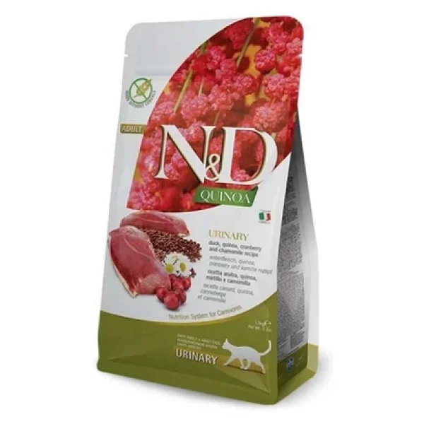 N&D Quinoa Urinary Ördekli 1.5 Kg Yetişkin Kedi Maması - Görsel 3