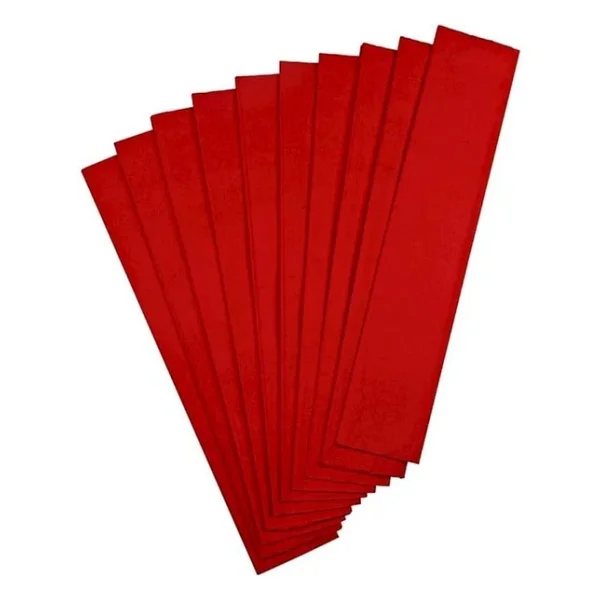 Bafix Krapon Kağıdı 50x200 Cm Kırmızı (10 Lu Paket) - Görsel 3