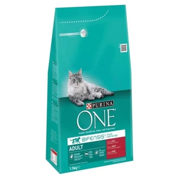 Purina One Sığır Etli 1.5 Kg Yetişkin Kedi Maması - Görsel 4