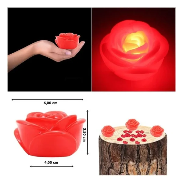 LED Işıklı Gül Romantik Gül - Görsel 4