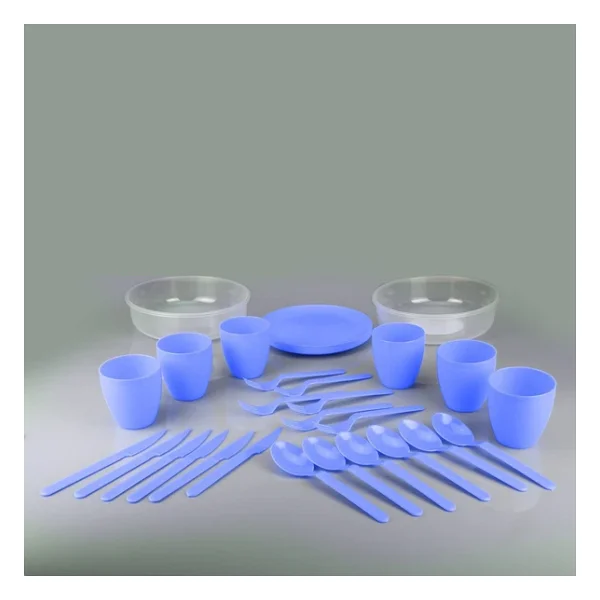 Çantalı Piknik Seti 6 Kişilik - 32 Parça - Görsel 3