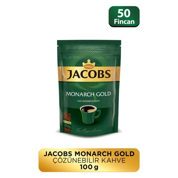 Jacobs Monarch Gold Granül Kahve 100 Gr Eko Paket - Görsel 3