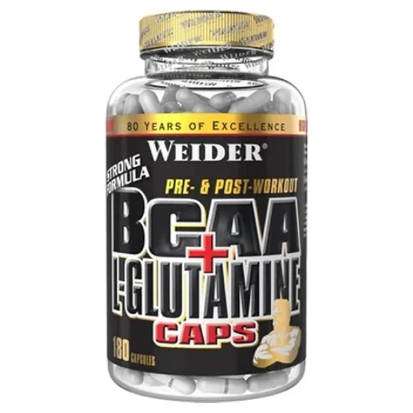 Weıder Bcaa + L-Glutamine 180 Caps - Görsel 5