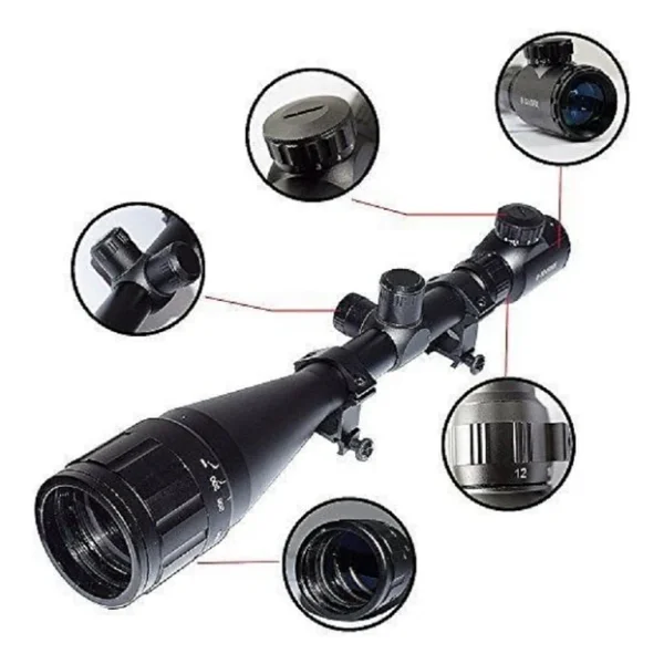 8-32x50 Çift Işıklı Zoomlu Riflescope Dürbün - Görsel 3