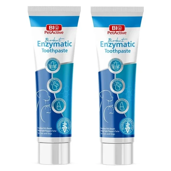 Bio Petactive Biodent Enzymatic Kedi Ve Köpekler Için Özel Diş Macunu 100 Ml X 2 Adet - Görsel 3