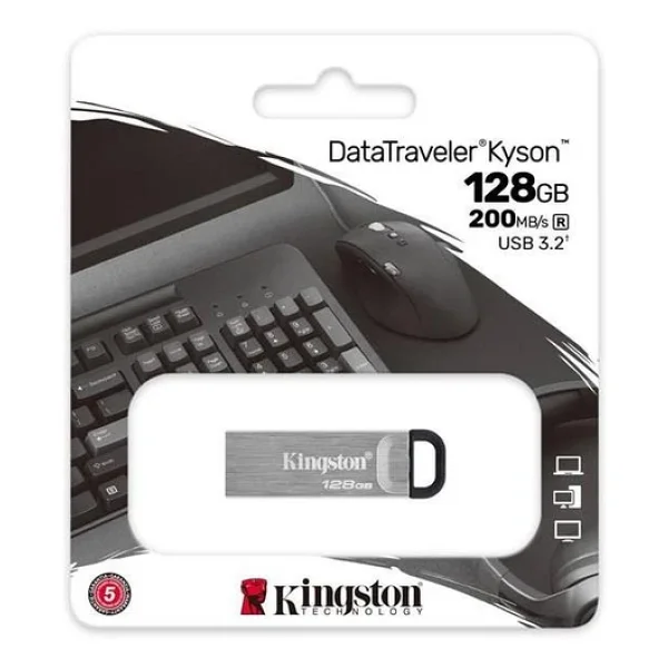 Kingston Datatraveler Kyson Dtkn/128gb 128 GB Flash Bellek - Görsel 5