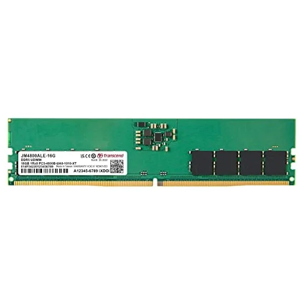 Transcend 16 GB 4800 MHz Cl40 Jm4800ale-16g DDR5 RAM - Görsel 3