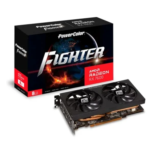 Powercolor Fighter RX 7600 8g-F 128 Bit Gddr6 8 GB Ekran Kartı - Görsel 4