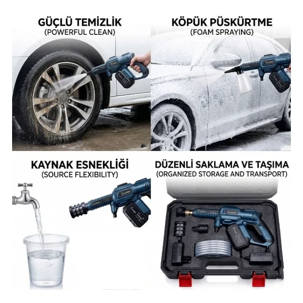 Carstar Cr-25709 Basınçlı Yıkama Makinesi - Görsel 7