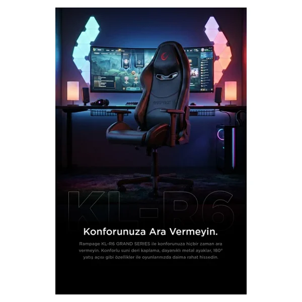 Rampage Kl-R6 Grand Profesyonel Oyuncu Koltuğu - Görsel 4
