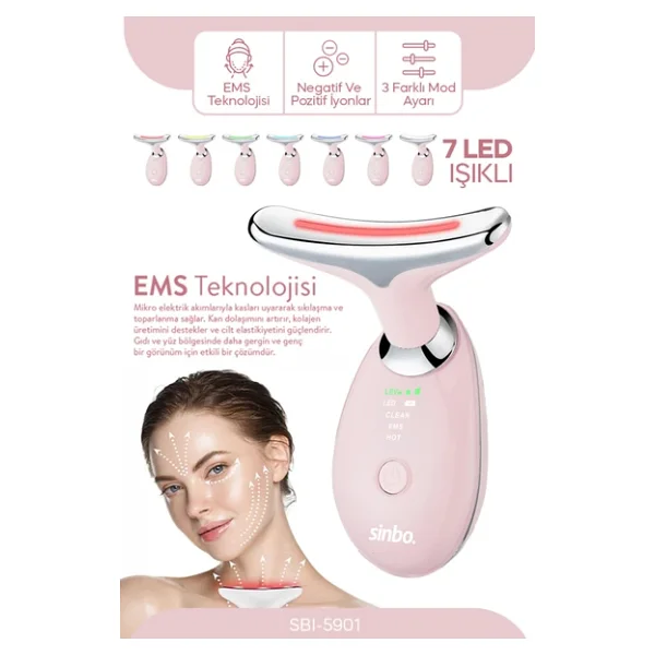Sinbo Sbı-5901 Yüz Ve Boyun Bölgesi Sıkılaştırıcı - Görsel 3
