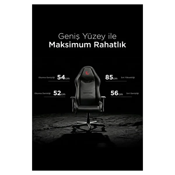 Rampage Kl-R6 Grand Profesyonel Oyuncu Koltuğu - Görsel 5