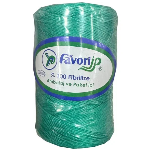 Favori İp 5000 Denye -0.8 Mm- Ambalaj Ve Paket İpi Naylon Burgulu Örgü Çamaşır İpi - Yeşil - 5 Adet - Görsel 4